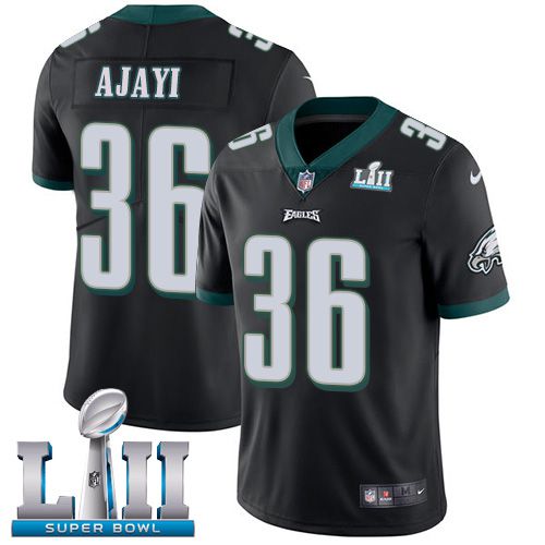 Men Philadelphia Eagles #36 Ajayi Black Limited 2018 Super Bowl NFL Jerseys